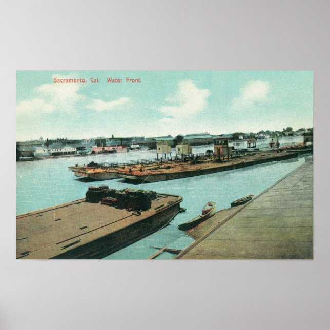 Póster Vista aérea da frente de água 3 (Frente)