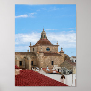 Poster Vista aérea da Igreja de Carmen - Mahon, Menorca