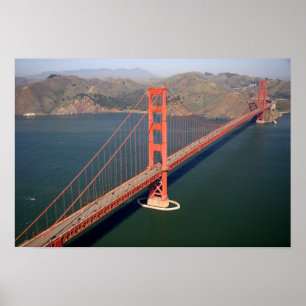 Póster Vista aérea da ponte Ouro Gate no 2
