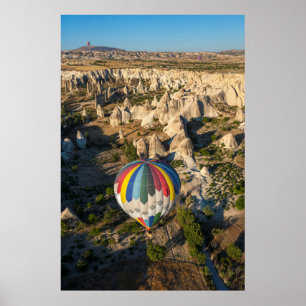 Poster Vista Aérea De Balões De Ar Quente, Cappadocóia