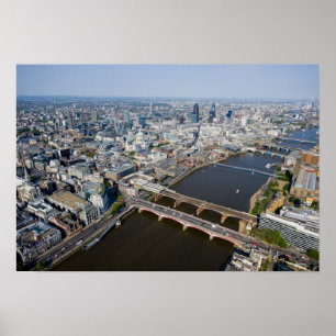 Póster Vista aérea de Londres