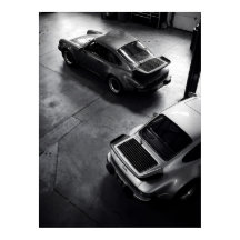 Vista Aérea do Clássico Porsche 911 Turbo