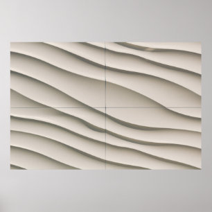 Poster Vista aérea do deserto