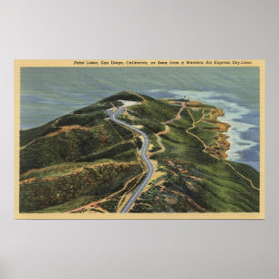 Poster Vista aérea do Point Loma
