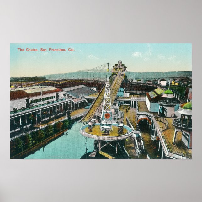 Poster Vista aérea dos chutes (Frente)