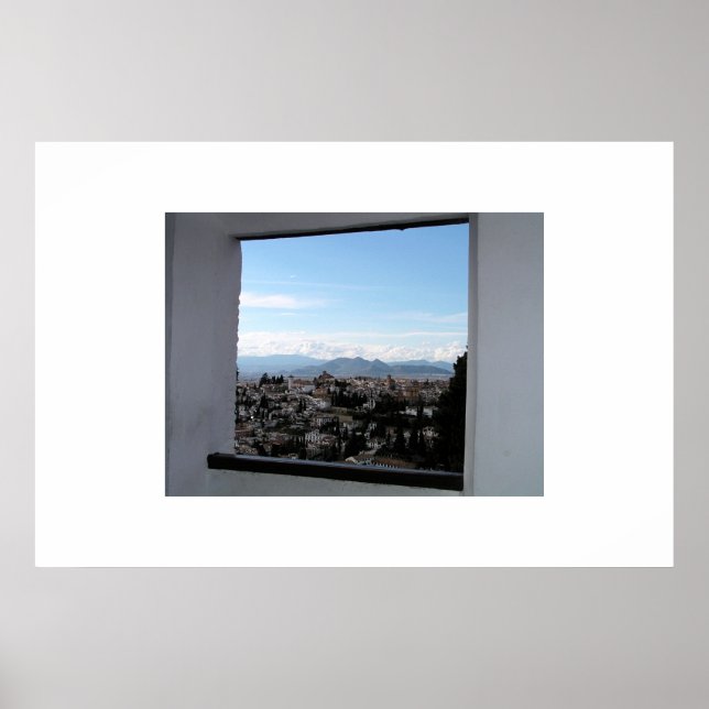 Póster Vista Alhambra (Frente)