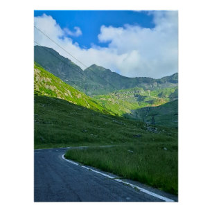 Póster Vista Alpina Transfagarasan – Arte de Montanha da