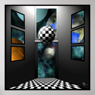 Póster Vista ao surrealismo