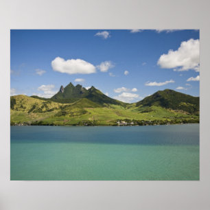 Poster Vista Arial de Lion Mountain, Sudeste