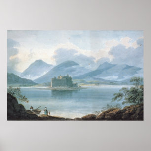 Póster Vista através do incrédulo do Loch