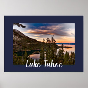 Poster Vista Cênnica do Lago Tahoe