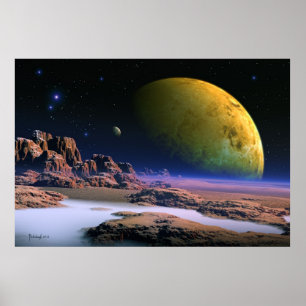Póster Vista cósmico - arte do espaço