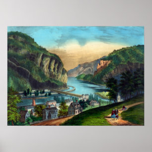 Poster Vista da balsa dos harpistas, Va. - 1907