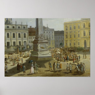 Póster Vista da câmara municipal, Potsdam