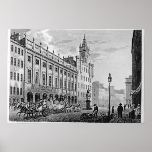 Póster Vista da câmara municipal, troca, Glasgow