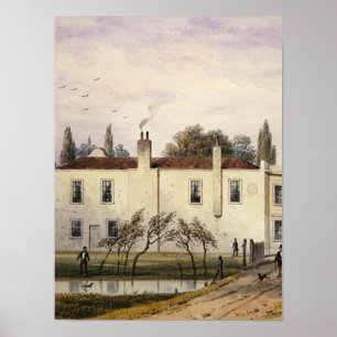 Poster Vista da casa de Copenhaga, 1853