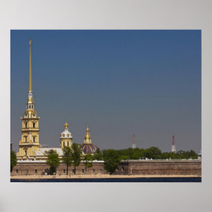 Póster Vista da Catedral de São Pedro e São Paulo