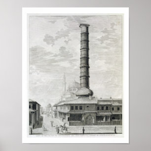 Póster Vista da coluna de Constantim e do Principa