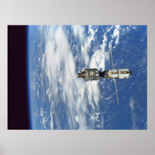 Póster Vista da Estação Espacial Internacional a partir d