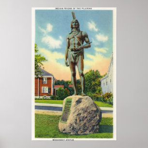 Poster Vista da estátua de Massasoit nº 2