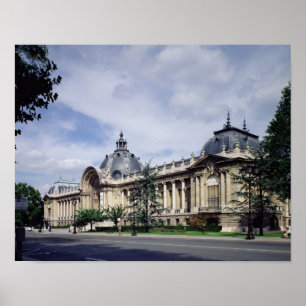 Póster Vista da fachada do Petit Palais