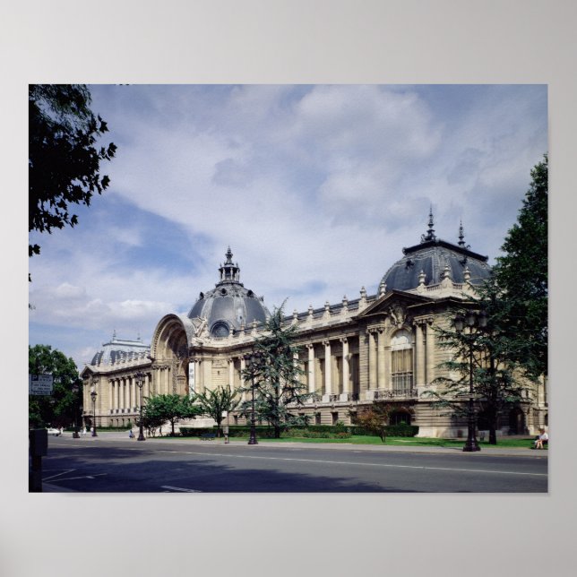 Póster Vista da fachada do Petit-Palais (Frente)