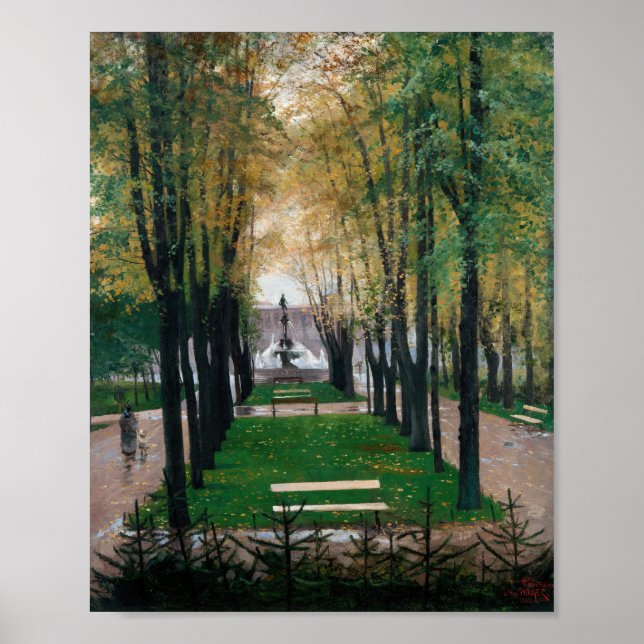 Poster Vista da Galeria Fürstenberg | Hugo Birger (Frente)