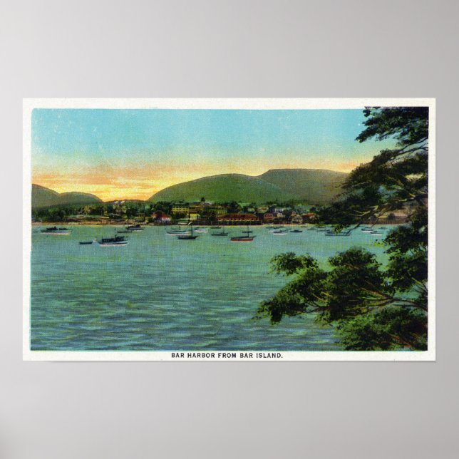 Póster Vista da Ilha bar do porto Bar (Frente)