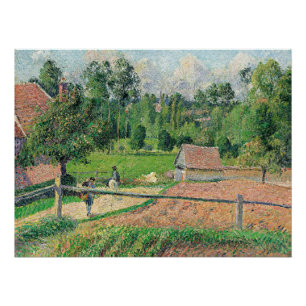 Póster Vista da janela do artista Camille Pissarro