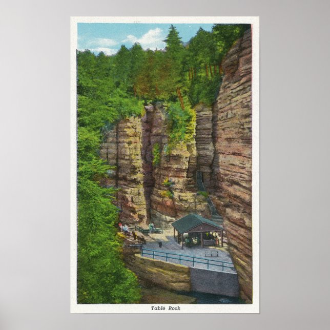 Póster Vista da Mesa Rock (Frente)