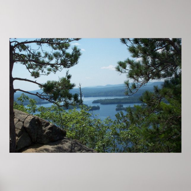 Poster Vista da Montanha de Rattlesnake (Frente)