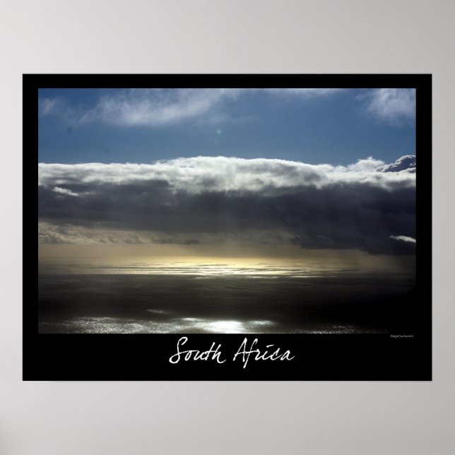 Póster Vista da Montanha Mesa, Cidade do Cabo (Frente)