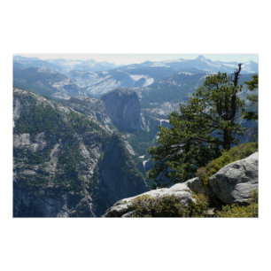 Póster Vista da Montanha Yosemite no Parque Nacional de Y