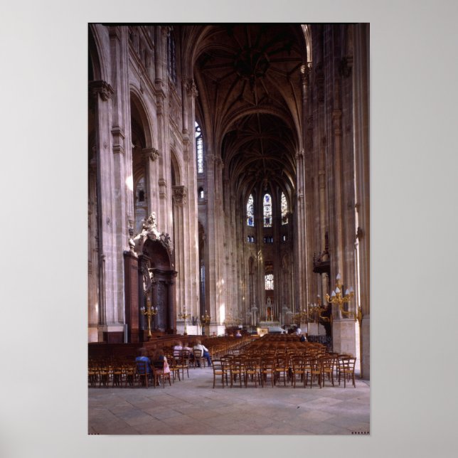 Poster Vista da nave, 1578-1637 (Frente)