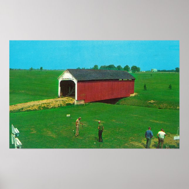 Póster Vista da ponte Catlin (Frente)