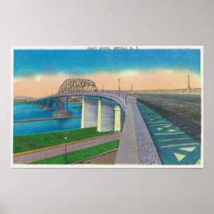 Poster Vista da ponte da paz