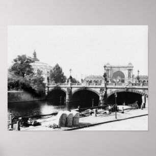 Póster Vista da ponte de Moltke