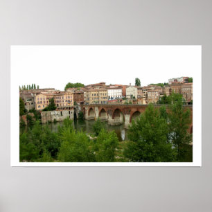 Póster Vista da ponte velha (foto)