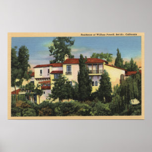 Póster Vista da residência de William Powell