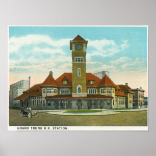 Poster Vista da rua do Congresso da Fidelidade