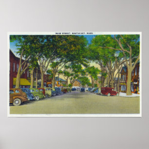 Póster Vista da rua principal 3