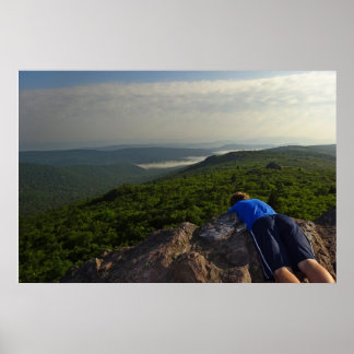 Póster Vista da Trilha Appalachian, terras altas do Grays