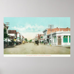 Póster Vista da University AvenuePalo Alto, CA