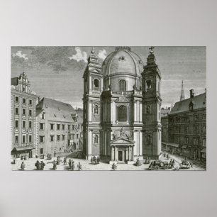Poster Vista das Peterskirche