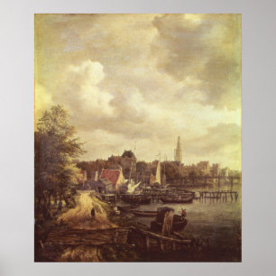 Póster Vista de Amsterdão