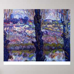 Póster Vista de Arles por Vincent van Gogh