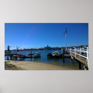 Poster Vista de Balboa Island, Newport Beach, Califórnia