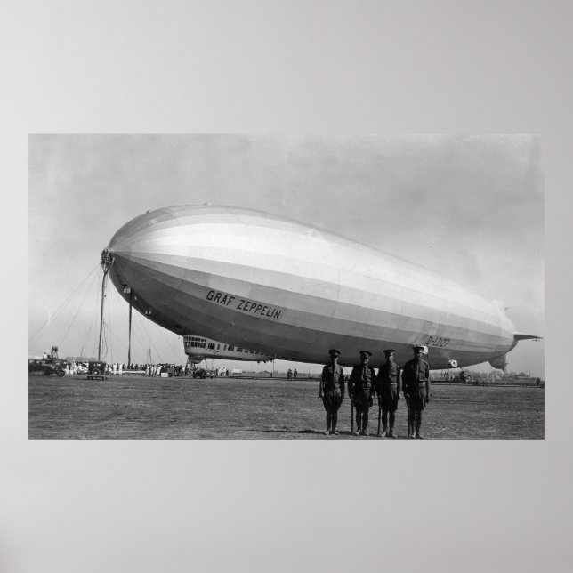 Poster Vista de Blimp Graf Zeppelin (Frente)