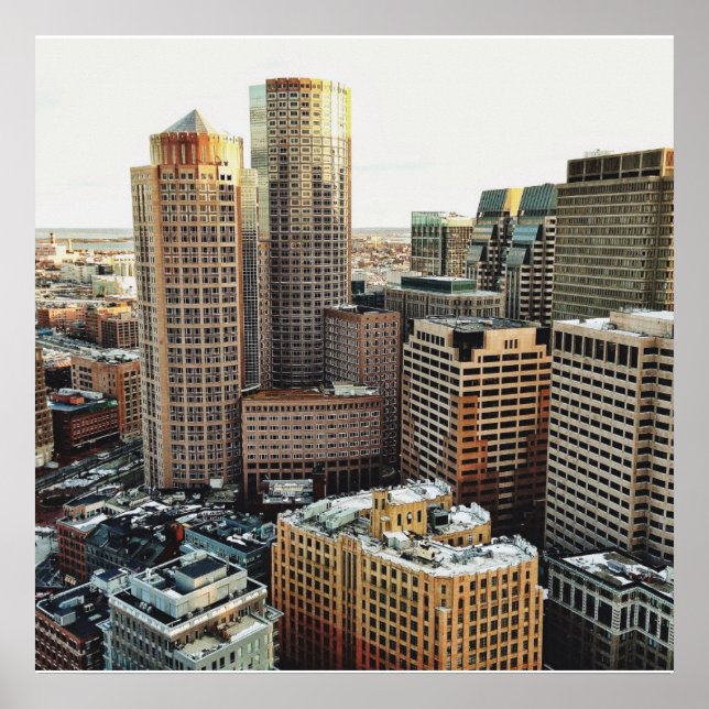 Póster Vista de Boston (Frente)