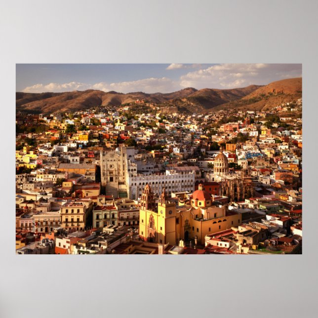 Póster Vista de Cidade de Acima (Frente)